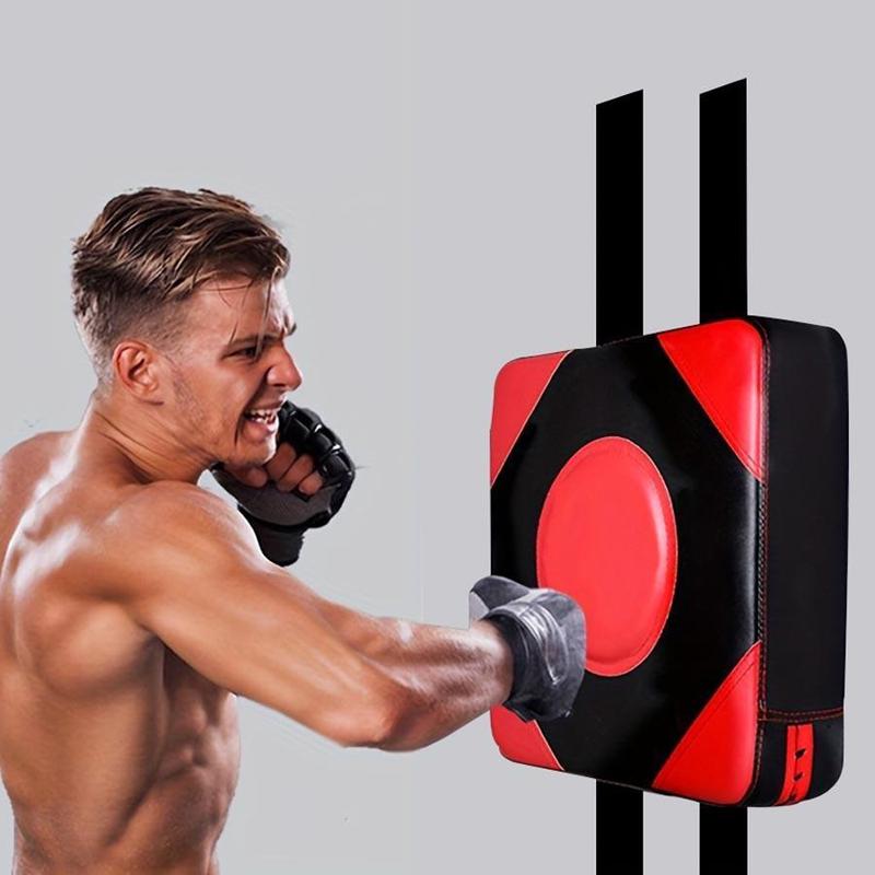 Wall Mounted Boxing Punching Bag, Portable PU Leather Home and Gym Punching Pad, Training Boxing Pad, Boxing & Martial Arts