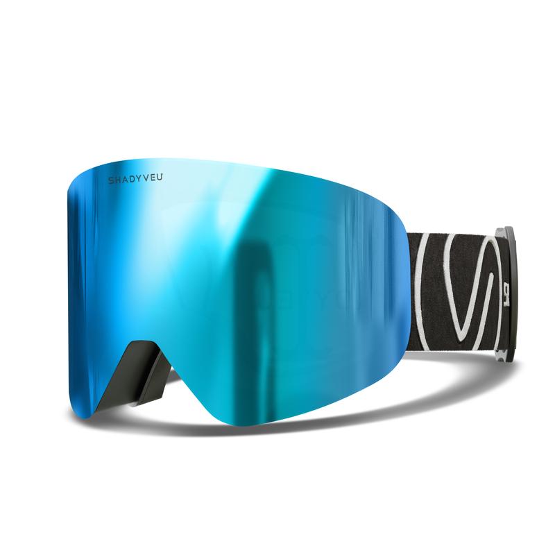 Nova Blue Blizzard Ski Snowboard Winter Sports Snow Goggles  anti-wind & sand antifog