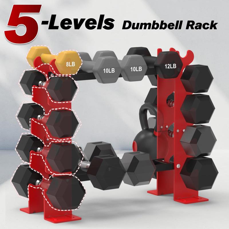 Dumbbell Rack Weight Stand Only Dumbbells Kettlebells Storage Rack for Home Gym Workout Equipment Storage Organizer 450lbs