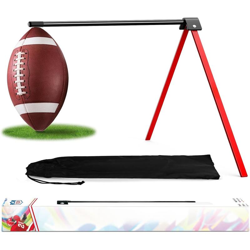 Football Kicking Tee, Portable Field Goal Kicking Holder Stand, Kickoff Tee Compatible with All Football Sizes, Football Training Practice Equipment for Adult & Youth