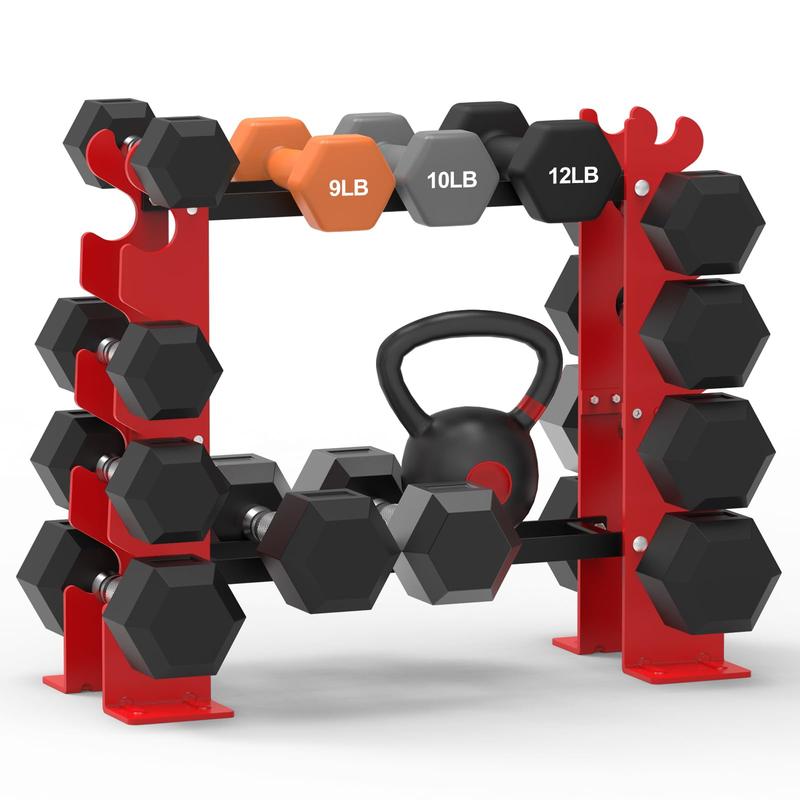 Dumbbell Rack Weight Stand Only Dumbbells Kettlebells Storage Rack for Home Gym Workout Equipment Storage Organizer 450lbs