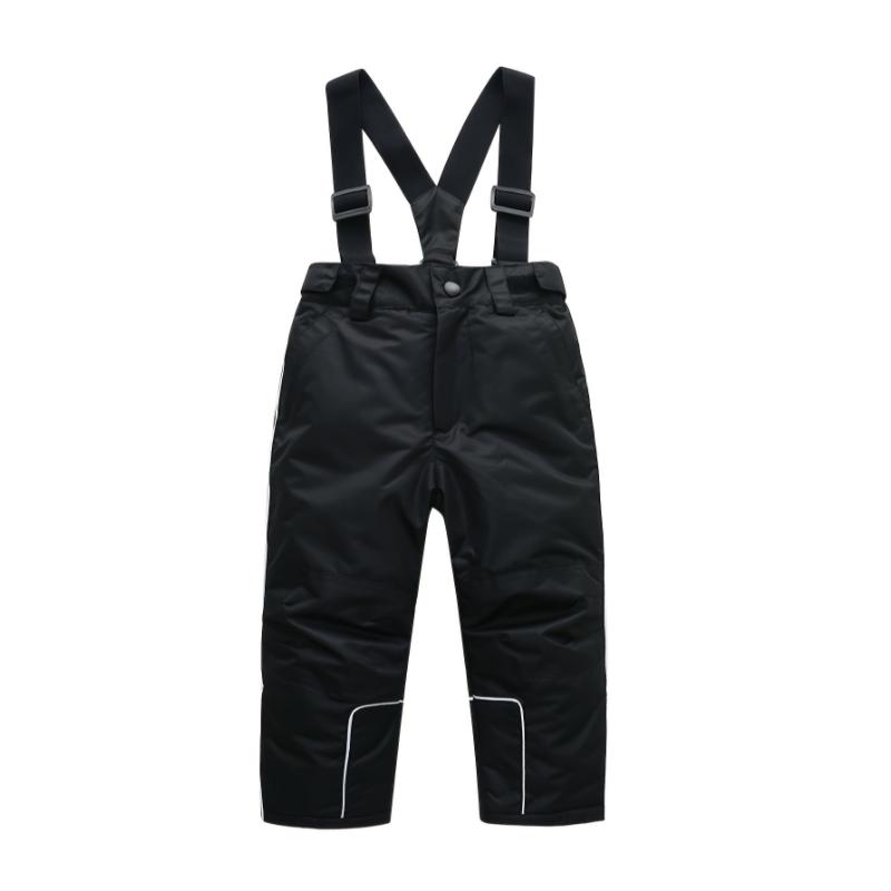 forbidden sweatpants  Solid Color Suspenders Ski Suit Girls Children's Clothing Winter Sports Skiing