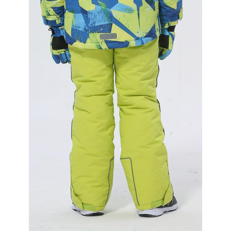 forbidden sweatpants  Solid Color Suspenders Ski Suit Girls Children's Clothing Winter Sports Skiing