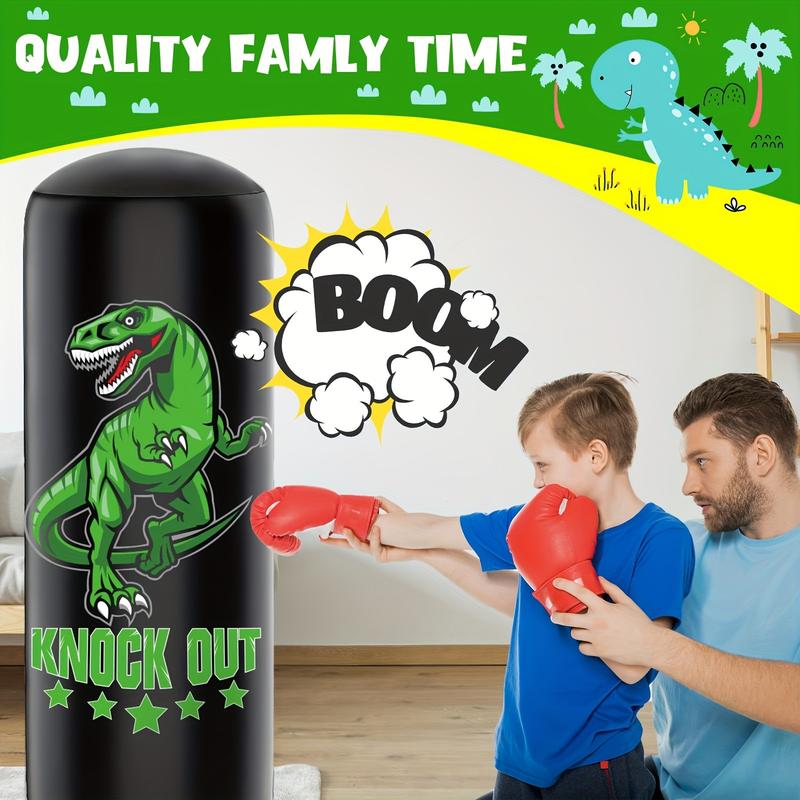 Larger Stable Dinosaur Punching Bag For Kids, 66