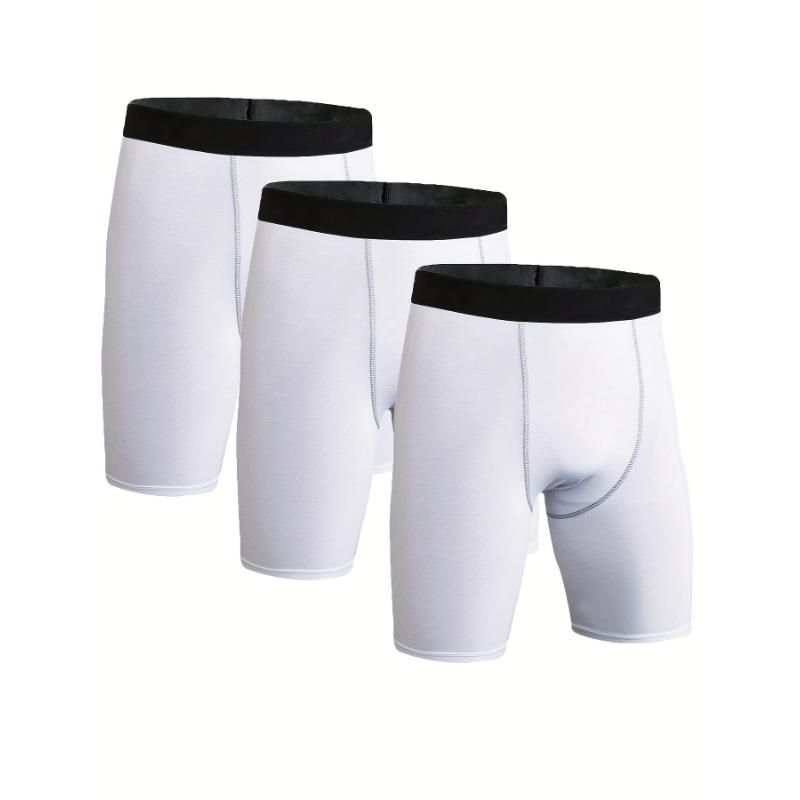 3pcs Breathable Boys Compression Shorts, Quick Dry Athletic Underwear for Running Cycling Fitness Performance Baselayer