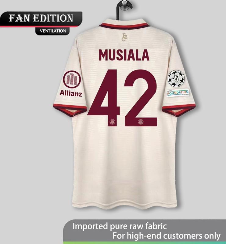 2425 Musiara jersey Munich fan Davis Muller football jersey Bykengren