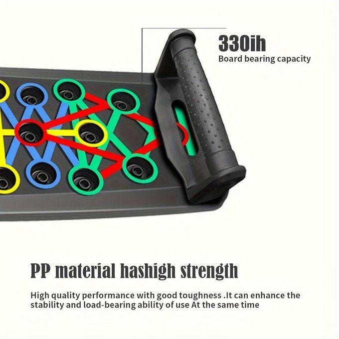 Push Up Board Foldable, Multifunctional Home Gym for Full Body Workouts – Durable & Portable Strength Training Gear