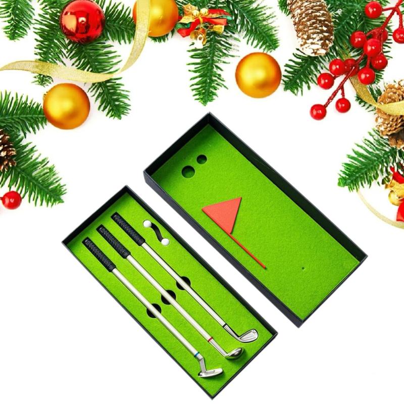 Desktop Mini Golf Set,  Ideal Gift for Both Men & Women, Including Golf Pen Set and Putting To Enhance Office & Home Decoration, Ideal Outdoor Golf Accessories, Perfect for Christmas Gift