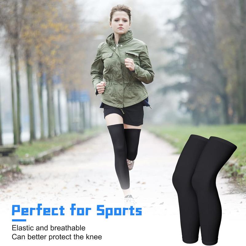 4 Pieces Thermal Arm Warmer Cycling Arm Warmers for Men Women Full Length Warmers Arm Sleeves Leg Outdoor