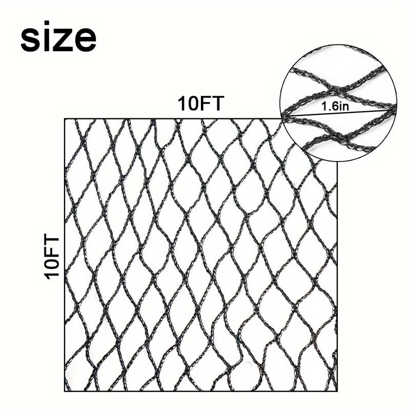 10x10 15 30FT Heavy Duty Golf Practice Net - Durable Impact Netting for Safe Hitting, Sports Barrier for Backyard Training, Portable and Easy to Assemble