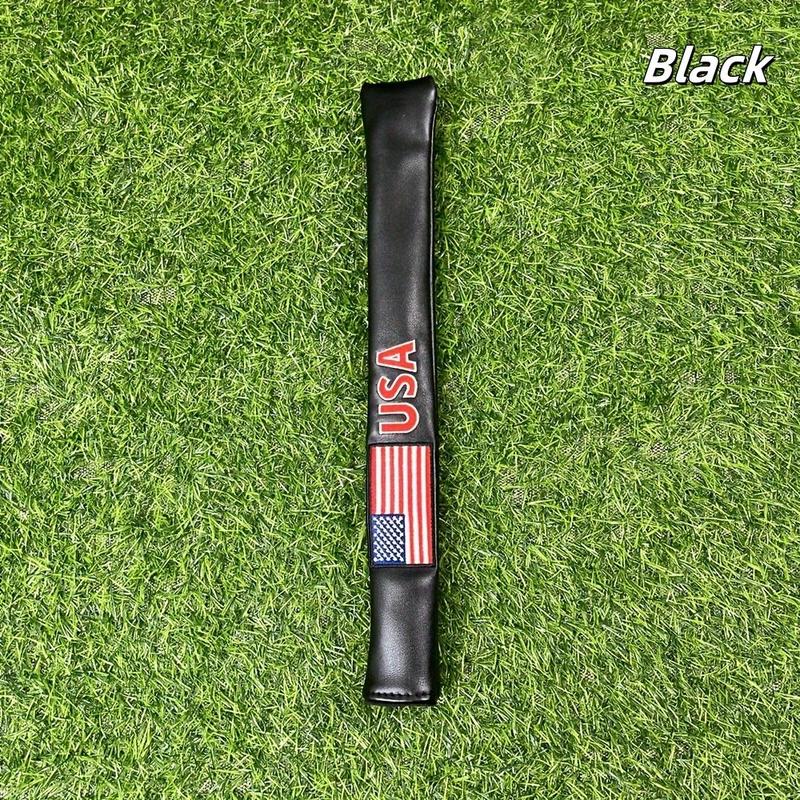 Golf Putting Rod Cover, American Flag Design Golf Putter Head Cover, Durable Golf Club Putter Head Cover, Golf Accessories for Most Standard Rods