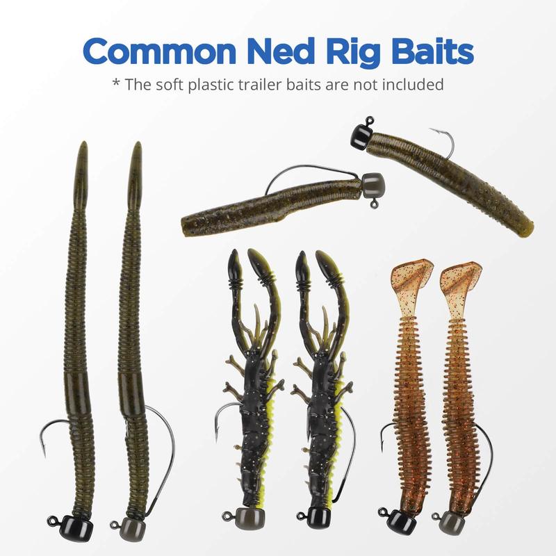 KastKing MadBite 24 Pcs Ned Rig Jig Hook Kits