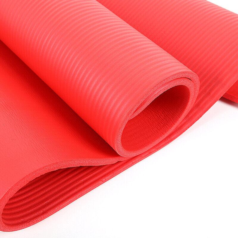 Thick Gym Exercise Mat Yoga Mat Pilates Workout Pad Non Slip Home Class Fitness