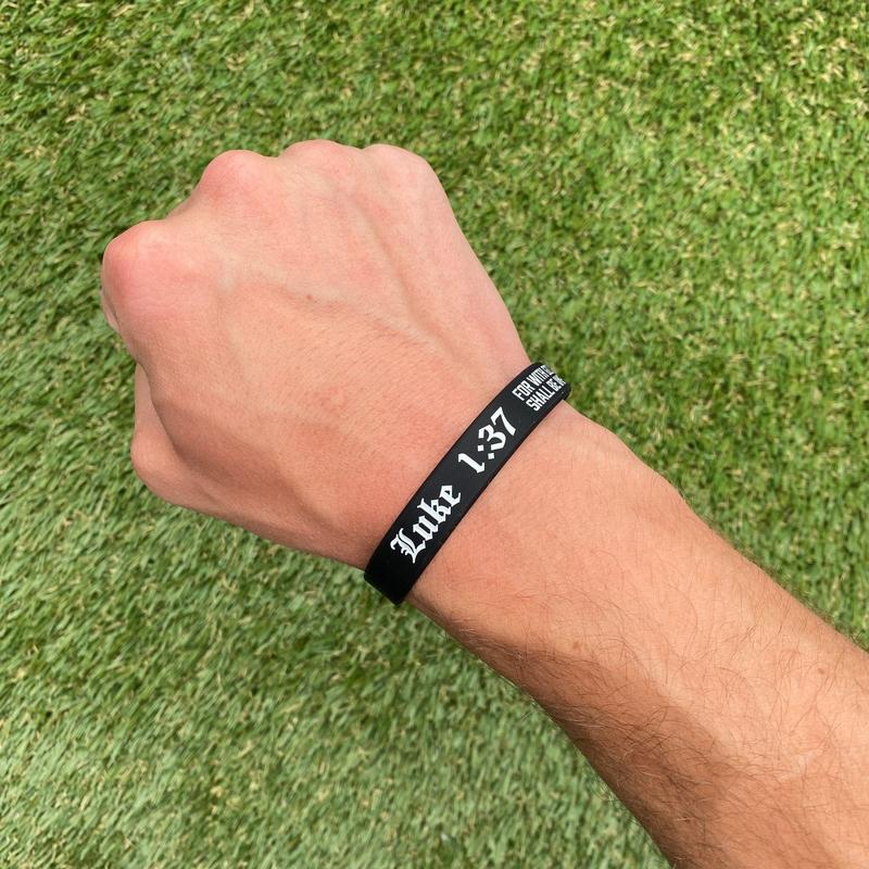 Luke 1:37 Wristband