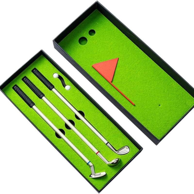 Desktop Mini Golf Set,  Ideal Gift for Both Men & Women, Including Golf Pen Set and Putting To Enhance Office & Home Decoration, Ideal Outdoor Golf Accessories, Perfect for Christmas Gift