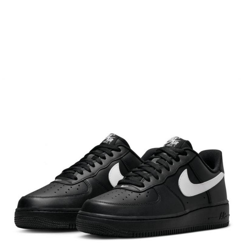 Nike Air Force 1 Low '07 Black White Check FZ0627-010 Mens Fashion Sneakers New