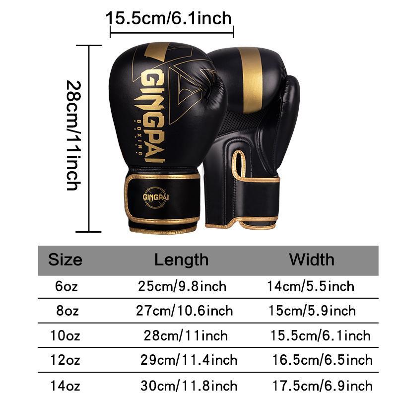 Professional Boxing Gloves, 1 Pair Professional Boxing Gloves for Men & Women, Training Gloves for Boxing, Muay Thai, Kickboxing, MMA, Boxing Equipment, Sports Equipment