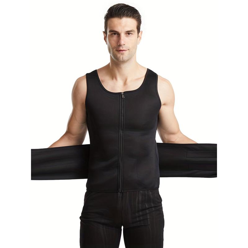 Men's Tight Moisture-Wicking Clothing, New Student Slimming Clothes, Belt Shapewear, Providing Back Support Sports Fitness Vest