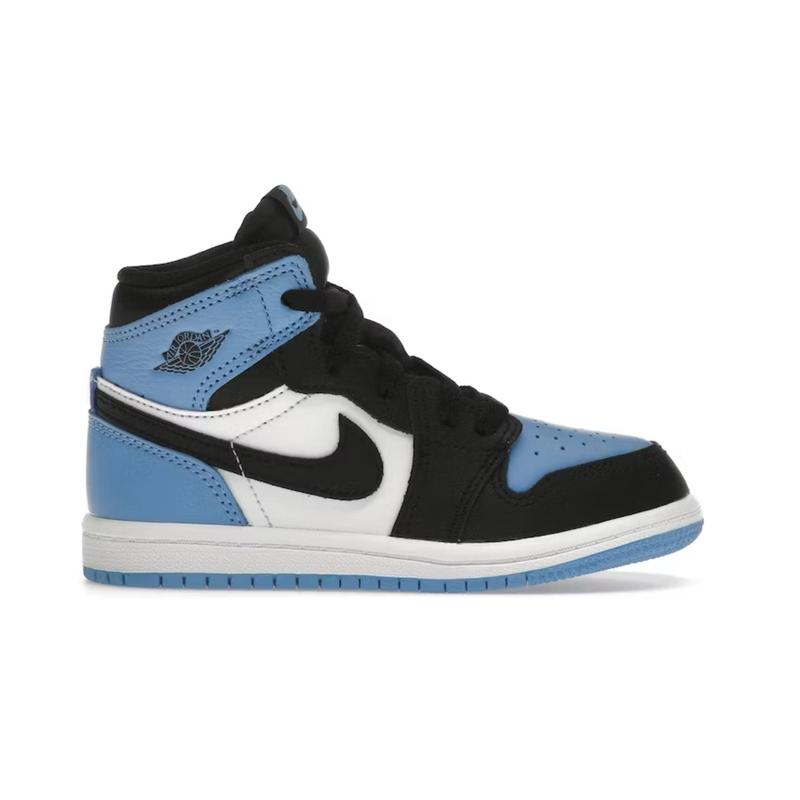 Pre-owned NIKE Jordan 1 Retro High OG UNC Toe (TD) FD1413 400