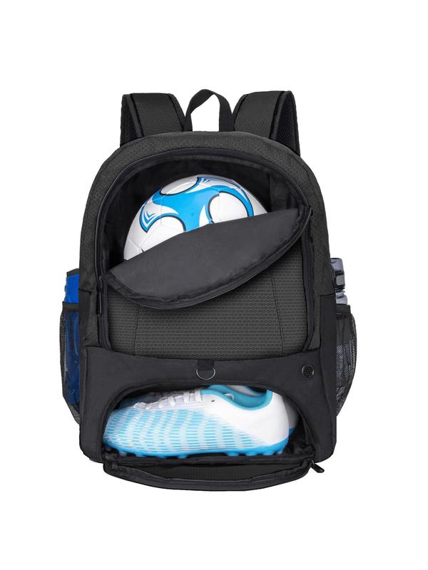 Solid Color Soccer Ball Backpack, Large Sports Equipment Bag, Football  Backpacks  with Shoe Compartment for Youth Suitable for Basketball Volleyball