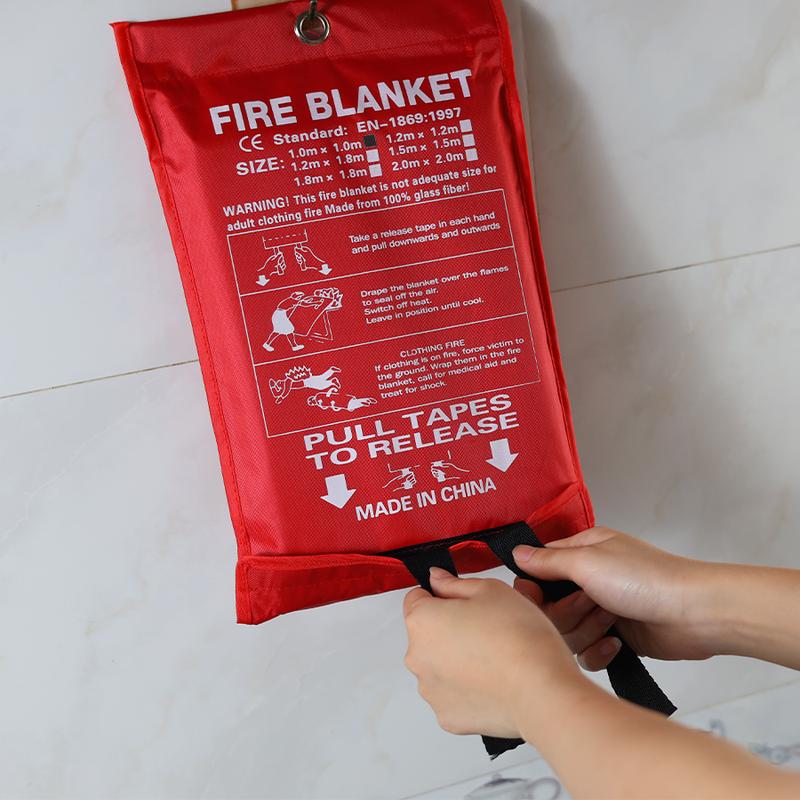 Heat-Resistant Fire Blanket, Quick Fire Safety Solution for Cooking, Electrical, and Camping Fires, Ideal for All-Age Use