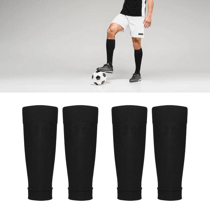 Soccer Sock Sleeves Men's Leg Warmers, Football Sports Socks, Adult Shin Guard Calf Socks Leg Brace