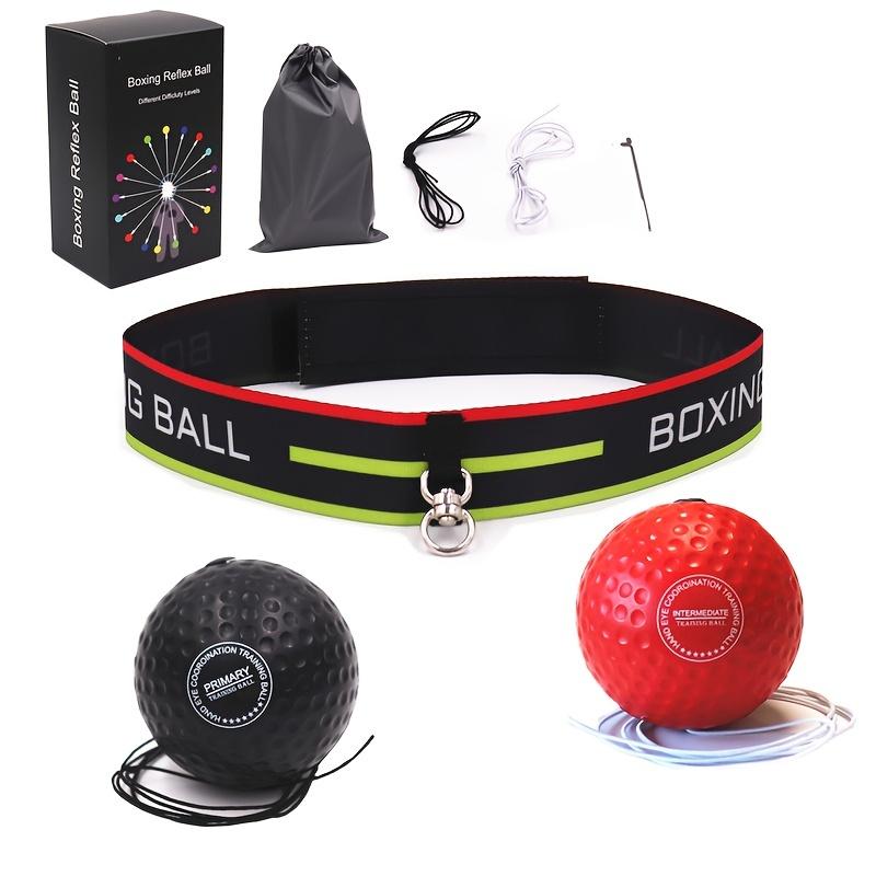 Boxing Training Ball With 2 3 4pcs Balls, Adjustable Foam Rubber Head-mounted Speed Ball For Reaction And Agility Training With A Bag And A Color Box