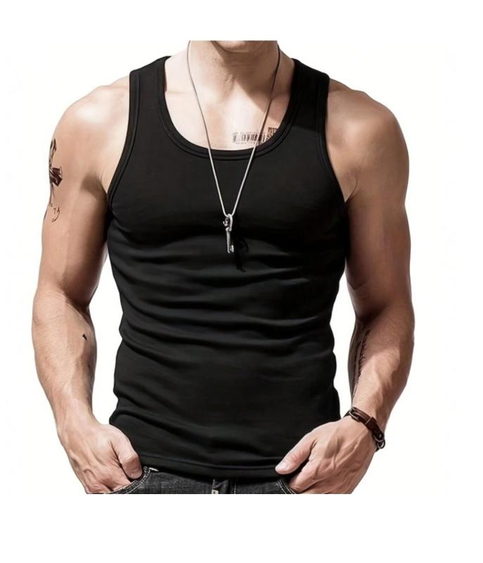 Men's Moisture Wicking Sleeveless Gym Tank Top for Summer - Underwear, Menswear