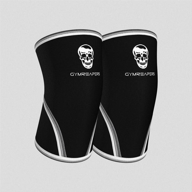 GYMREAPERS Sleeve Kit 7mm Knee Sleeves, 5mm Elbow Sleeves, and 18