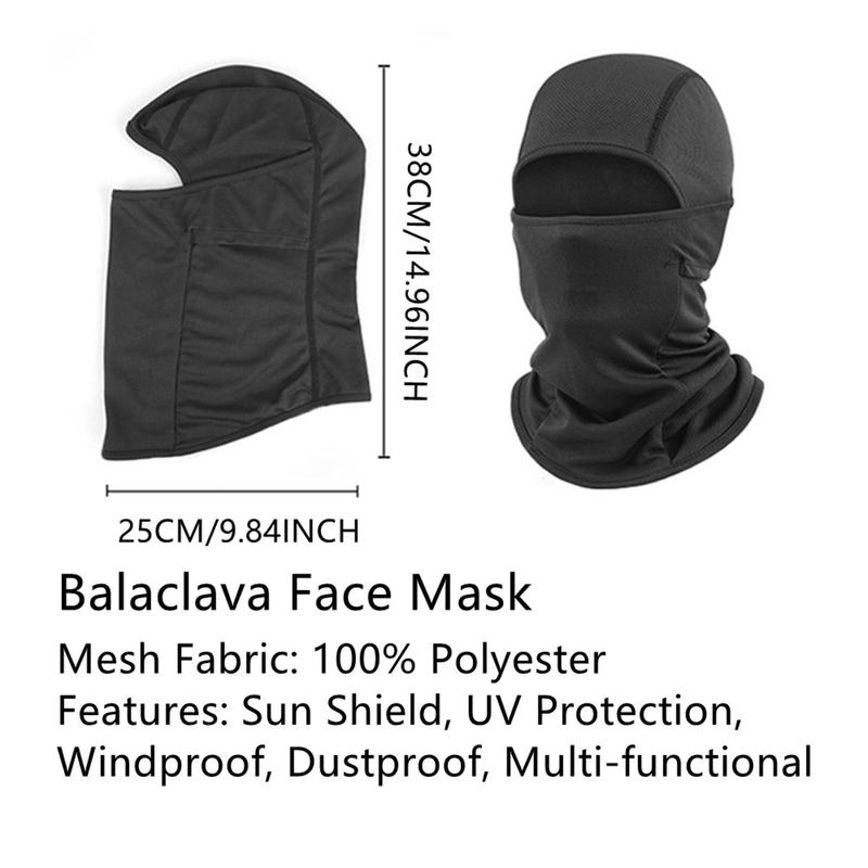 Breathable Balaclava, UV Protection Sun Hood, Lightweight Windproof Full Face Mask For Motorcycle Cycling Climbing Outdoor, Outdoor Accessories