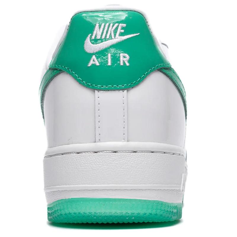 Nike Air Force 1 Low '07 Patent Platinum Tint Stadium Green HF4864-094 Mens Fashion Sneakers New