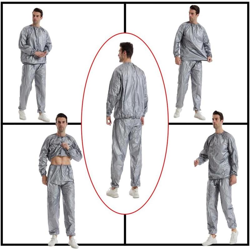 Sauna Sweat Suit for Women Men Exercise Weight Loss Workout