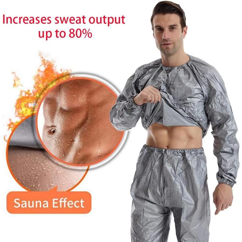 Sauna Sweat Suit for Women Men Exercise Weight Loss Workout