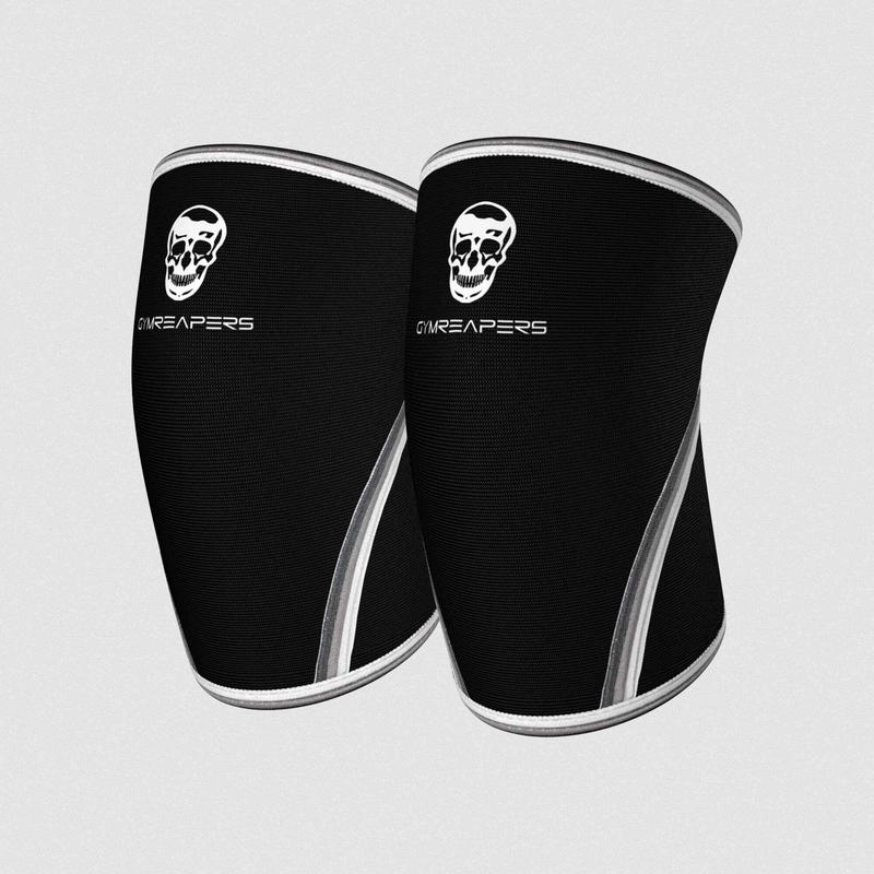 GYMREAPERS Sleeve Kit 7mm Knee Sleeves, 5mm Elbow Sleeves, and 18