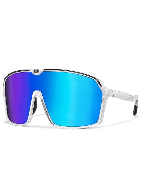 Sporty Unisex's Large Frame Sunglasses, Outdoor Sports Sunglasses for Men & Women, Sport Eyewear for Outdoor Activities