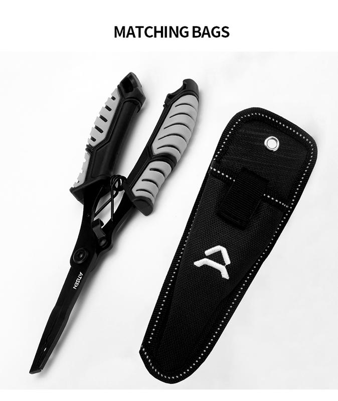 Multifunctional Fishing Plier,Professional Fishing Tool Set With Storage Bag and Lanyard,Portable Fishing Tool for Outdoor,FishingEquipment