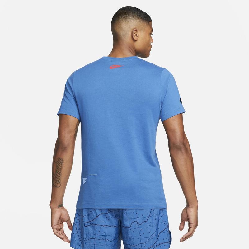 Men's Nike Blue Essentials+ Sport T-Shirt