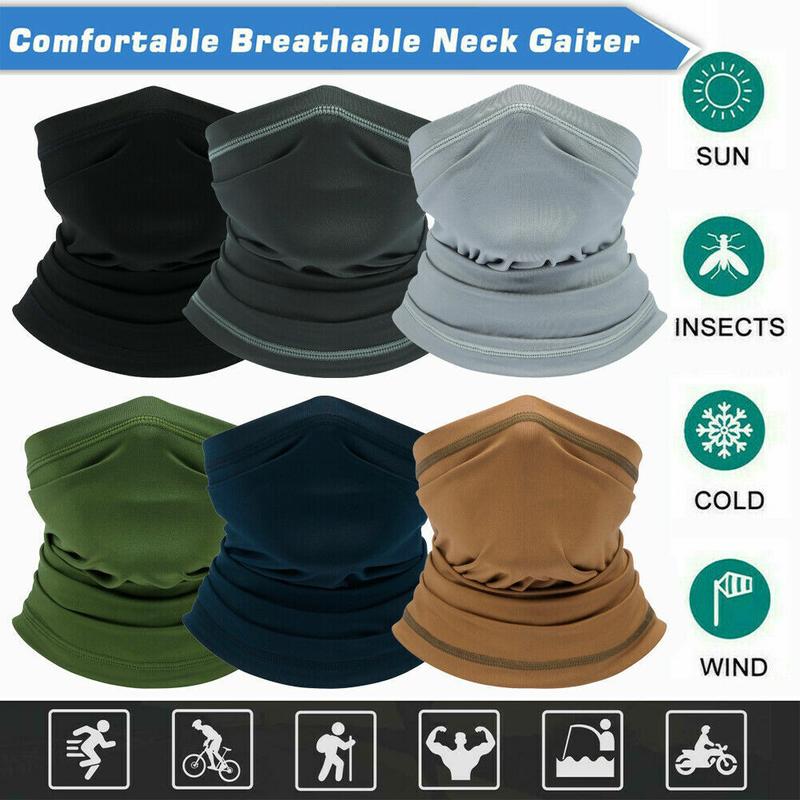 Cooling Summer Neck Gaiter Face Scarf Neck Cover for Cycling Bandana Headwear