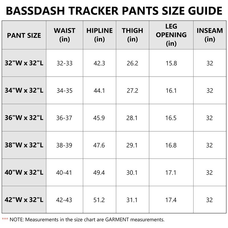 BASSDASH Men’s Lightweight Hunting Pants 4-Way Stretch Breathable Water Resistant for Turkey Early Season Spring Summer