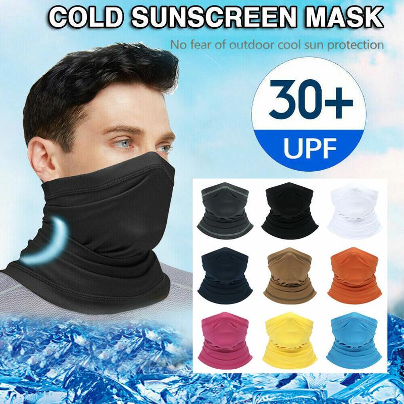 Cooling Summer Neck Gaiter Face Scarf Neck Cover for Cycling Bandana Headwear