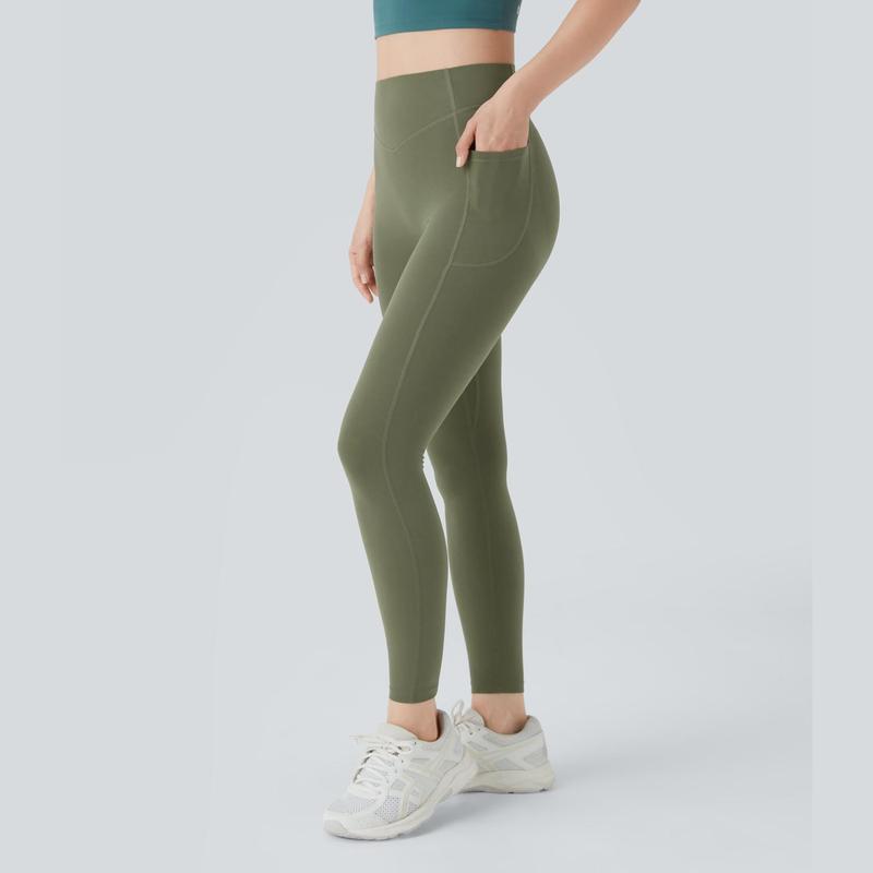 Halara SoCinched High Waisted Butt Lifting Tummy Control Side Pocket Shaping Training UltraSculpt Leggings