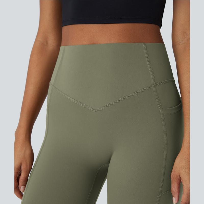 Halara SoCinched High Waisted Butt Lifting Tummy Control Side Pocket Shaping Training UltraSculpt Leggings