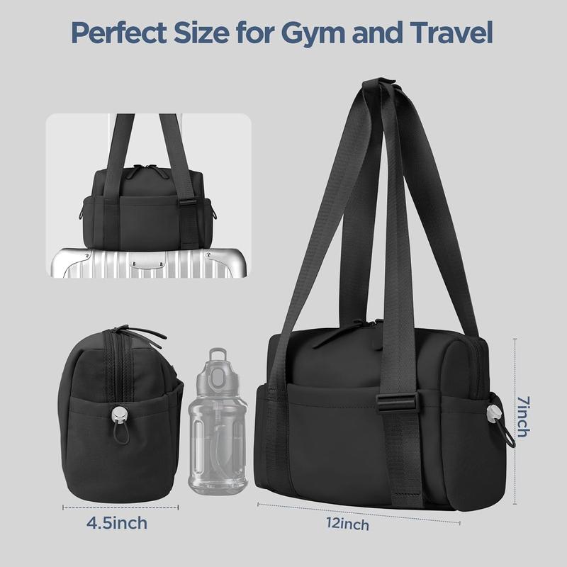 Small Gym Bag for Women，Mini Gym Tote Bag is Waterproof Inside and Out，Travel Duffle Bag Sports Bag Fashionable and Cute for Travel Weekend