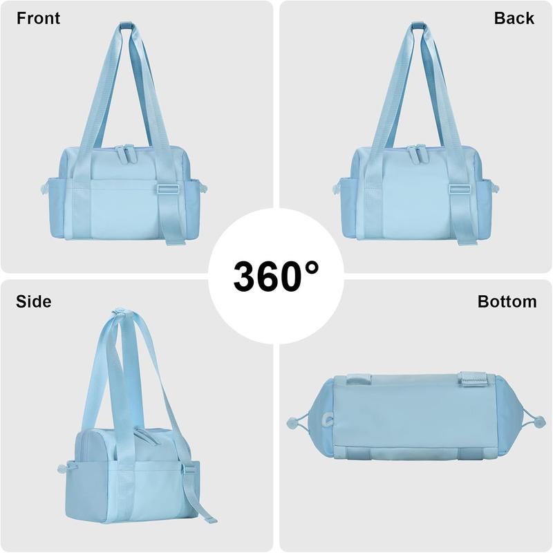 Small Gym Bag for Women，Mini Gym Tote Bag is Waterproof Inside and Out，Travel Duffle Bag Sports Bag Fashionable and Cute for Travel Weekend