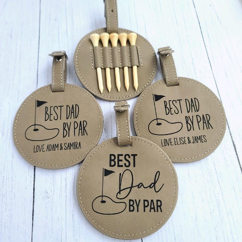 Best Dad By Par Golf Tee Holder, Personalized Gift For Dad From Kids, Golf Gift Ideas, Best Grandpa By Par, Best Uncle, Sports Gift