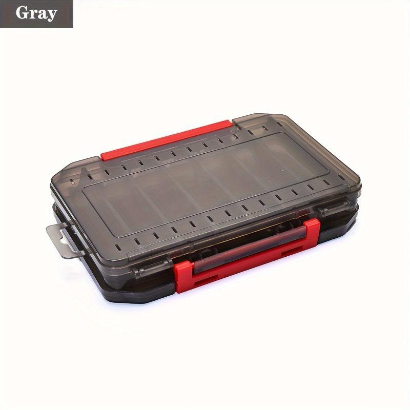 14-grid Fishing Lure Storage Box, 1 Count Double Sided Fishing Lure Organizer, Fishing Tool Accessories, Outdoor Fishing Accessories