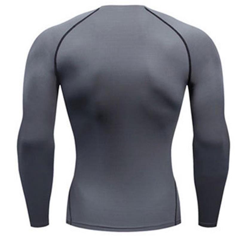 Men's Compression Shirts Long Sleeve Workout Gym T-Shirt Running Tops Cool Dry Tight T-Shirt Baselayer Gym Undershirts