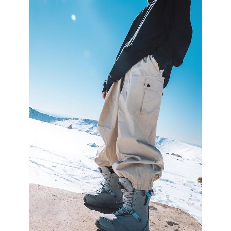 2024 Man Woman Skiing Baggy Pants Warm Loose Skying Ski Trousers Winter Outdoor Waterproof Female Snow  Snowboard Pants Clothes