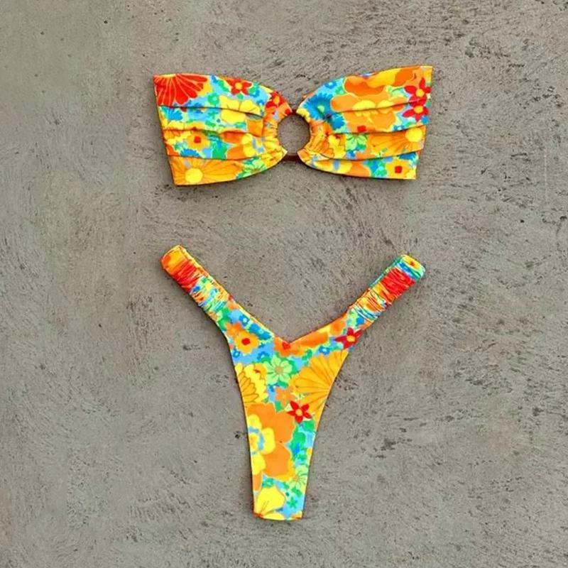 Micro Bikini Push Up Women Swimsuits 2024 Sexy Female Swimwear Brazilian Bikini Set Thong Biquini Swimming Suits Beachwear