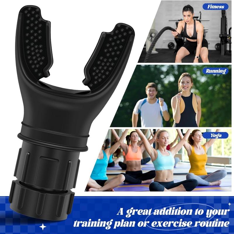 Respiratory Muscle Trainer,Christmas gifts, Exercise Trainer with Resistance Adjustable for Improved Endurance and Strength,Portable,Durable Silicone, Easy-to-Clean